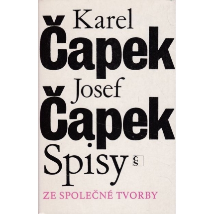 spisy za spolecne tvorby karel capek josef capek