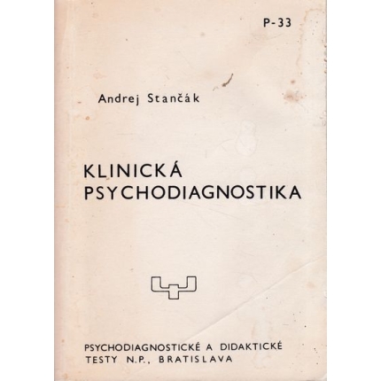 klinicka psychodiagnostika stancak