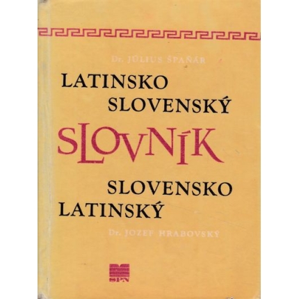 latinsko slovensky slovensko latinsky slovnik spanar