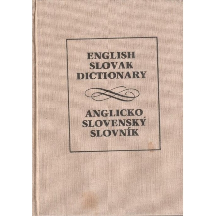 English Slovak Dictionary - Anglicko - slovenský slovník