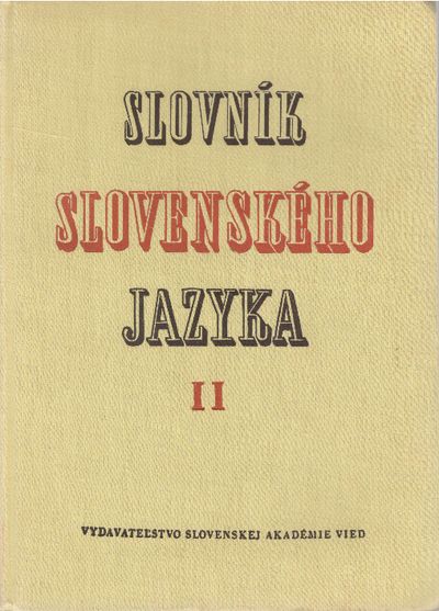 36835 Slovník slovenského jazyka II (L - O) – Obrázok 1
