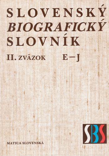 36837 Slovenský biografický slovník II. zväzok E-J – Obrázok 1