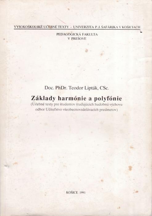 38573 Základy harmónie a polyfónie – Obrázok 1