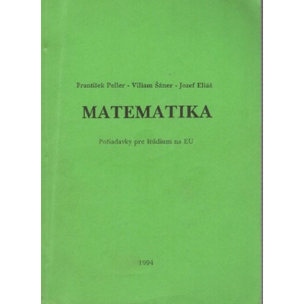 Matematika ( Požiadavky pre štúdium na EU )