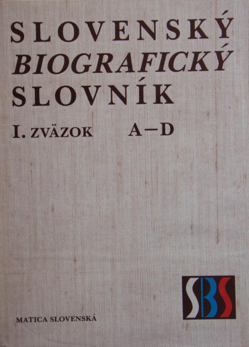 46407 Slovenský biografický slovník I. zväzok, A-D – Obrázok 1