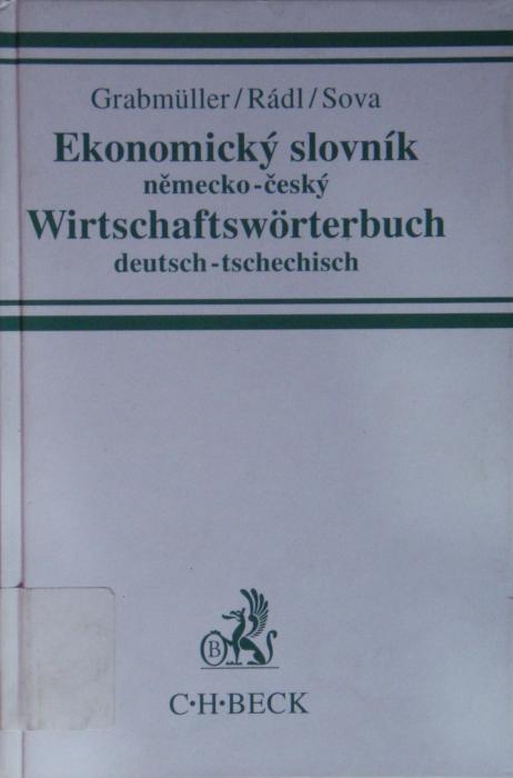 61579 Ekonomický slovník německo - český – Obrázok 1