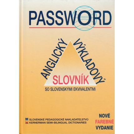 Password - Anglický výkladový slovník so slovenskými ekvivalentmi