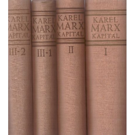 Kapitál - I. - II. - III.-1 - III.-2 (Kritika politické ekonomie)