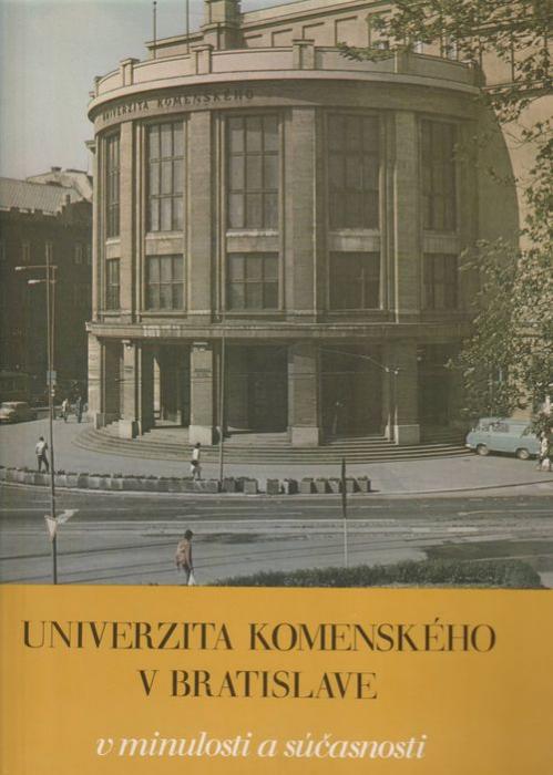 71824 Univerzita Komenského v minulosti a súčasnosti – Obrázok 1