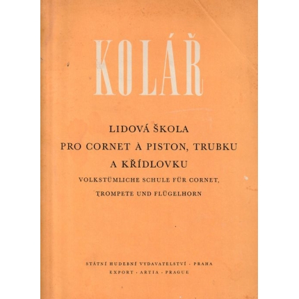 Lidová škola pro cornet a piston, trubku a křídlovku