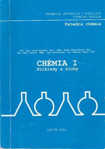 81233 Chémia I. - Príklady a úlohy – Obrázok 1