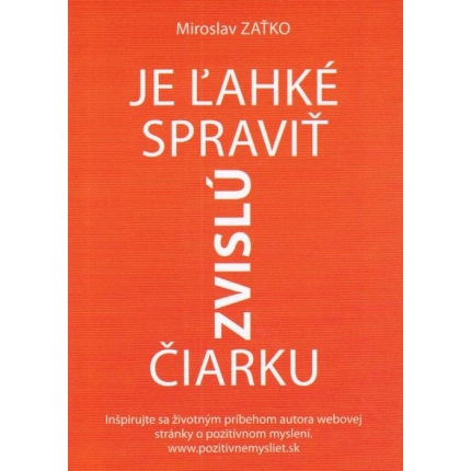 Je ľahké spraviť zvislú čiarku