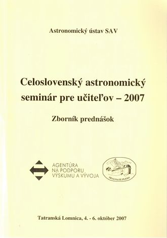 92411 Celoslovenský astronomický seminár pre učiteľov - 2007 – Obrázok 1