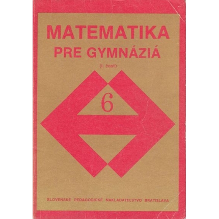 matematika pre gymnazia 1. cast 6 sykora odvarko smida